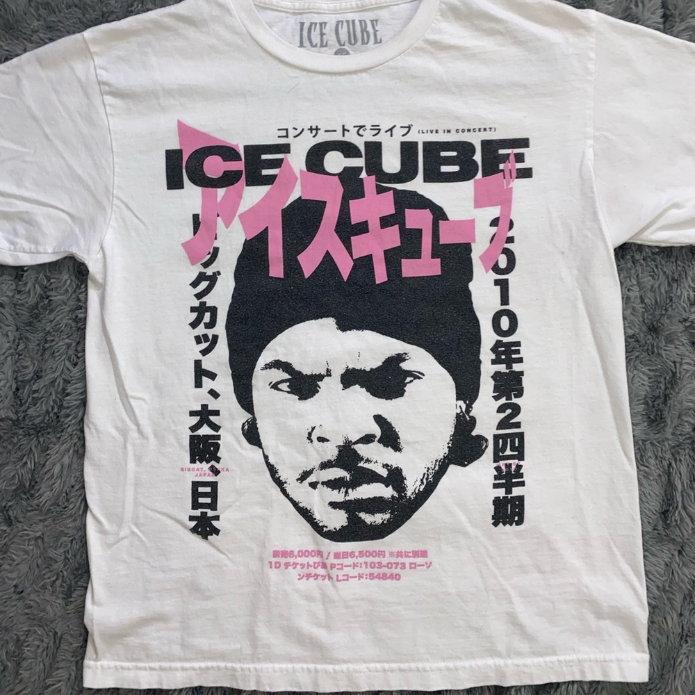 Unisex womens men ice cube graphic tee shirt small/medium